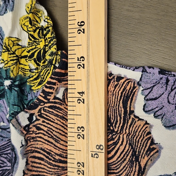 Anthropologie MAEVE Floral Print Bohemian Style Popover Top, size XL - Picture 10 of 13